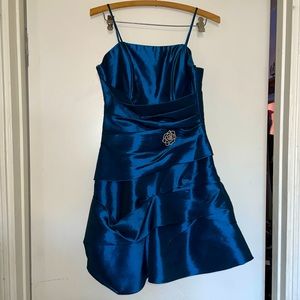 Special Occasion Teal Dress